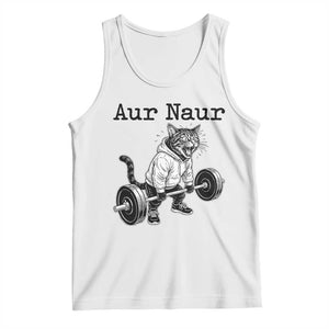Aur Naur Raccoon Meme Tank Top Funny Sarcastic Oh No Australian Accent TS14 White Print Your Wear