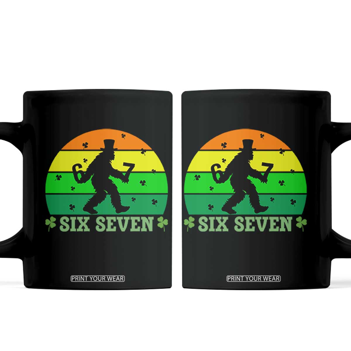 Aur Naur Bigfoot Meme Coffee Mug Funny Sasquatch Sarcastic Oh No Australian Accent TS14 Black Print Your Wear