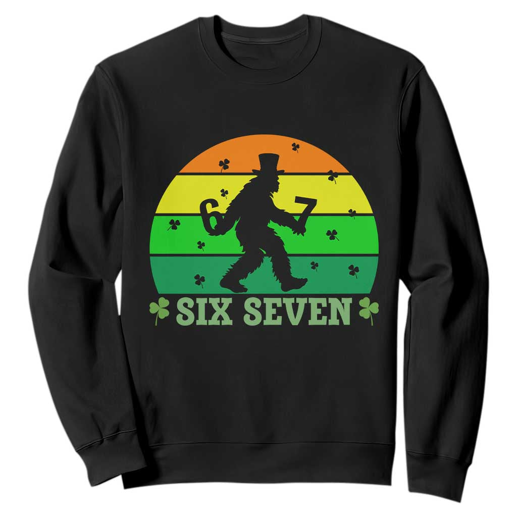 Aur Naur Bigfoot Meme Sweatshirt Funny Sasquatch Sarcastic Oh No Australian Accent TS14 Black Print Your Wear