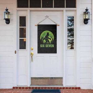 Funny Bigfoot St Patricks Day Garden Flag Sasquatch Hiding Moon Forest Meme TS14 Print Your Wear