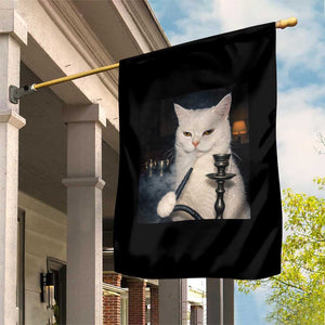 Funny Stoner Cat Garden Flag 420 Stoner Smoking Cat Cannabis Lover Meme TS14 Print Your Wear