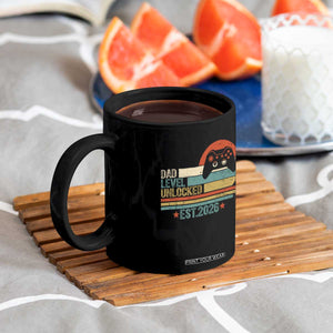 Dad Level Unlocked Coffee Mug Funny New Dad Gaming Gamer 2026 TS14 Print Your Wear