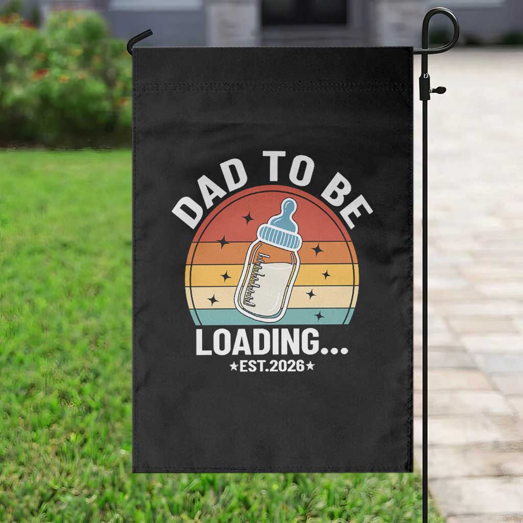Dad to Be 2026 Garden Flag Funny Pregnancy Announcement Gift TS14 Print Your Wear