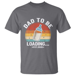 Dad to Be 2026 T Shirt Funny Pregnancy Announcement Gift TS14 Charcoal Print Your Wear
