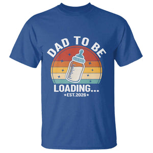 Dad to Be 2026 T Shirt Funny Pregnancy Announcement Gift TS14 Royal Blue Print Your Wear