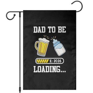 Dad to Be 2026 Garden Flag Funny Pregnancy Reveal TS14 Black Print Your Wear