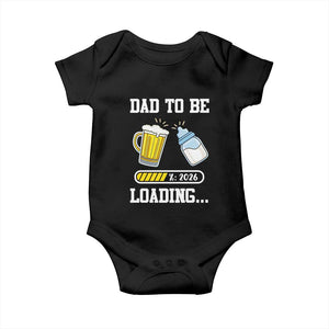Dad to Be 2026 Baby Onesie Funny Pregnancy Reveal TS14 Black Print Your Wear