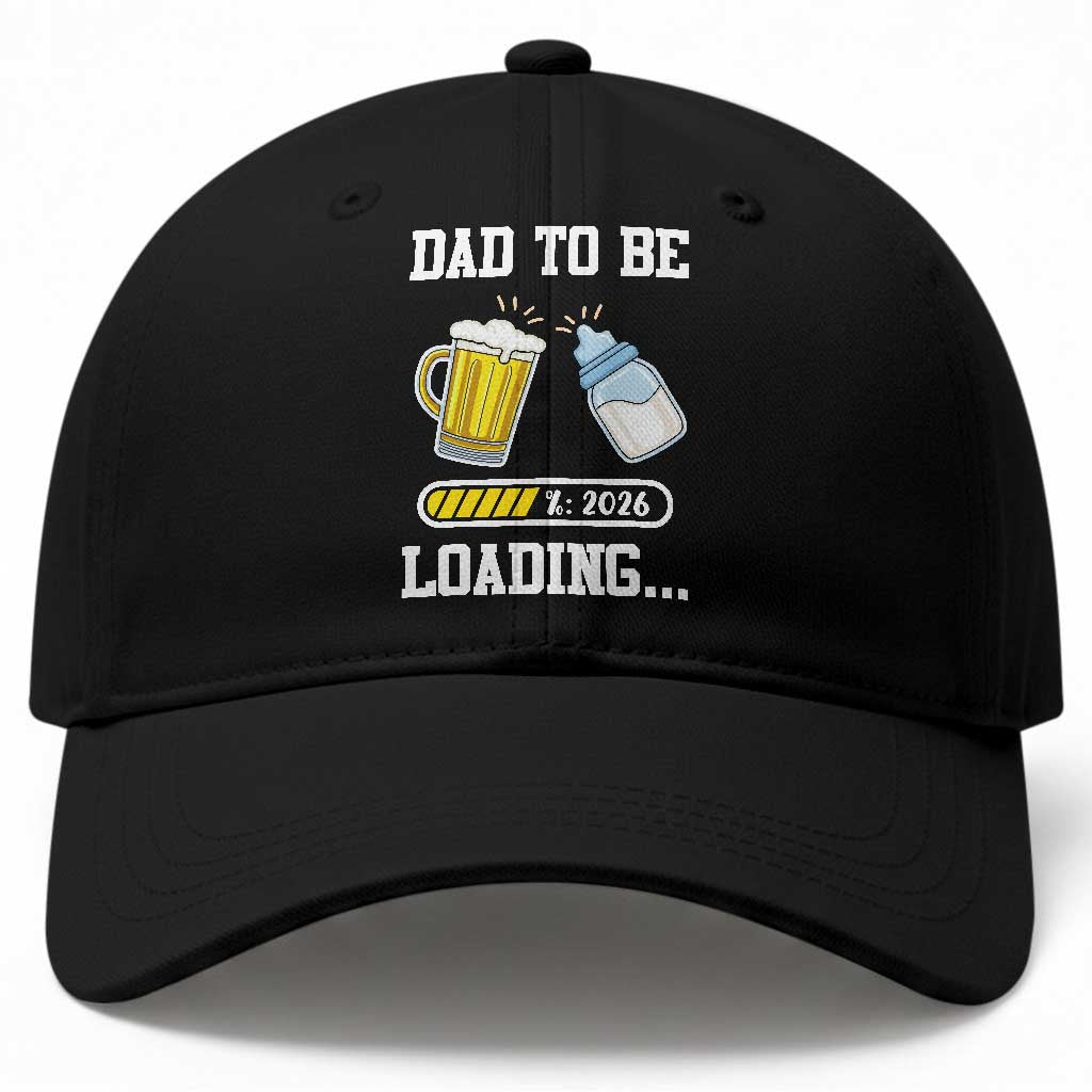 Dad to Be 2026 Baseball Cap Funny Pregnancy Reveal TS14 Print Your Wear