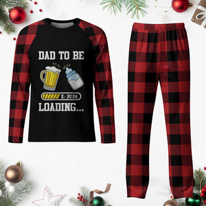 Dad to Be 2026 Plaid Pajama Set Funny Pregnancy Reveal TS14 Buffalo Plaid Print Your Wear