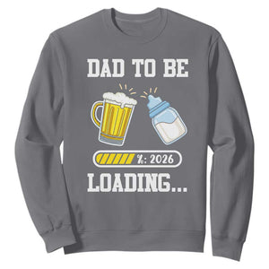 Dad to Be 2026 Sweatshirt Funny Pregnancy Reveal TS14 Charcoal Print Your Wear