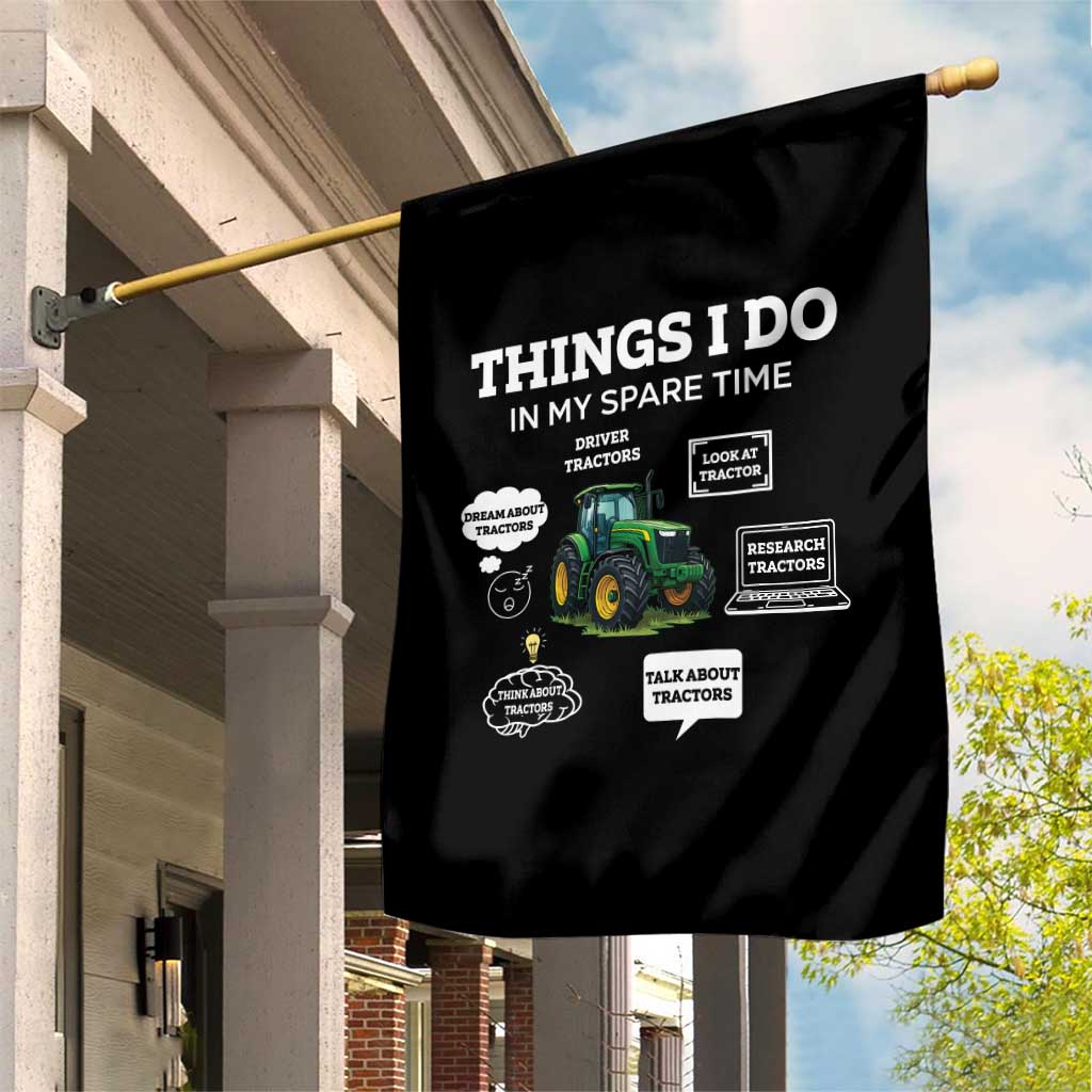 Funny Farmers Garden Flag Things I Do In My Spare Time TS14 Print Your Wear