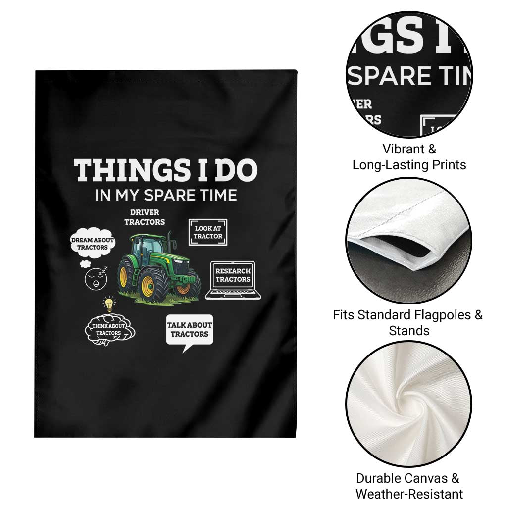 Funny Farmers Garden Flag Things I Do In My Spare Time TS14 Print Your Wear