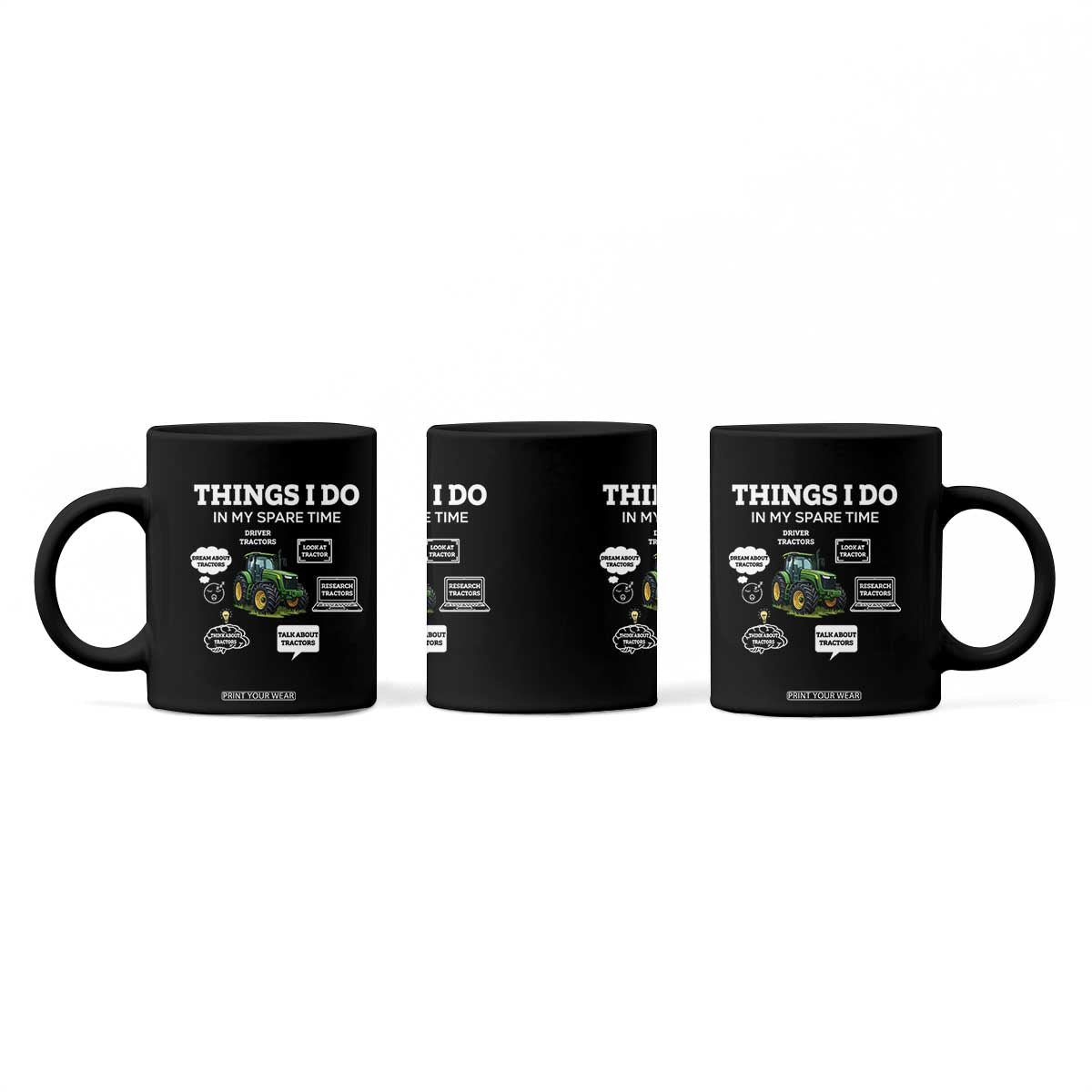 Funny Farmers Coffee Mug Things I Do In My Spare Time TS14 Print Your Wear