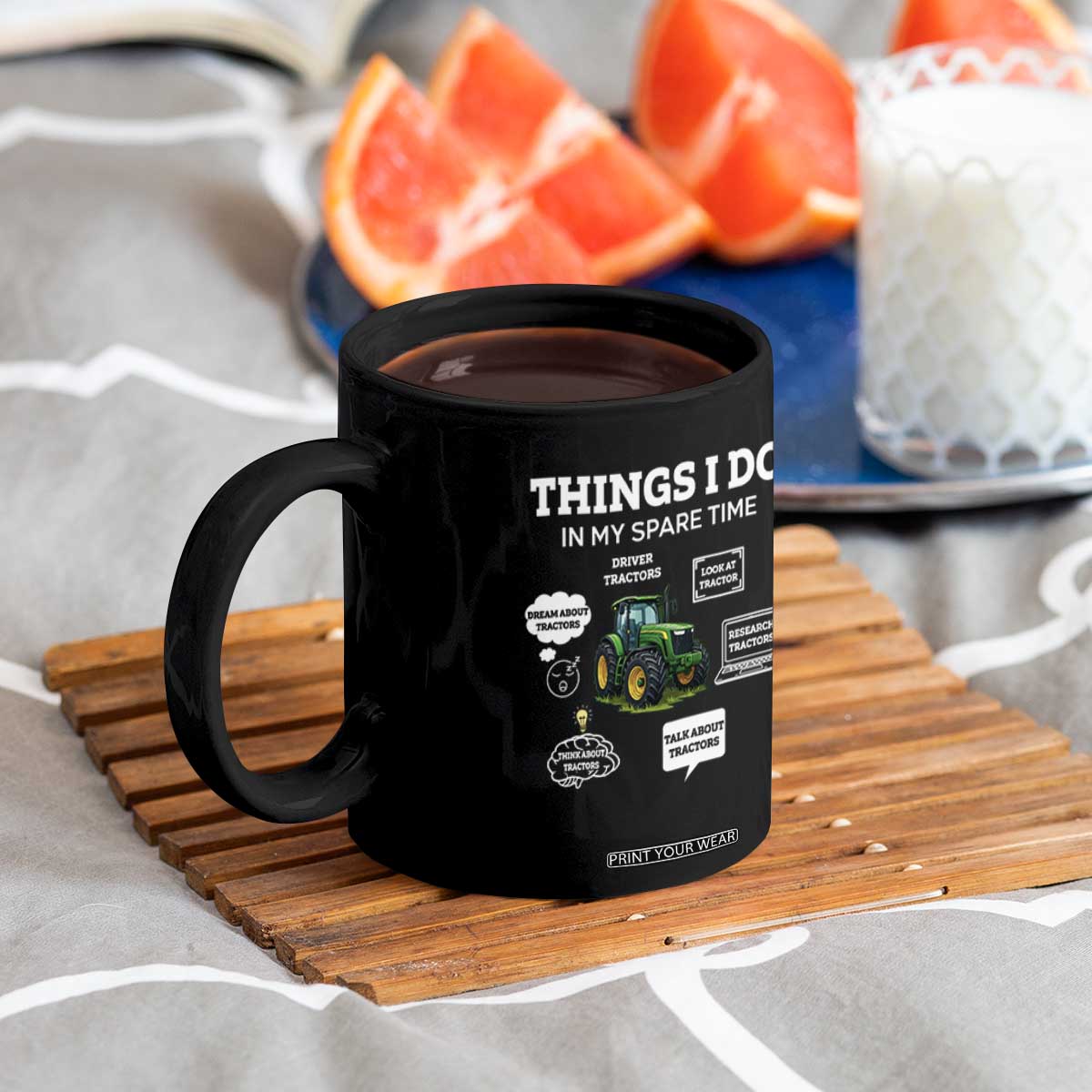 Funny Farmers Coffee Mug Things I Do In My Spare Time TS14 Print Your Wear