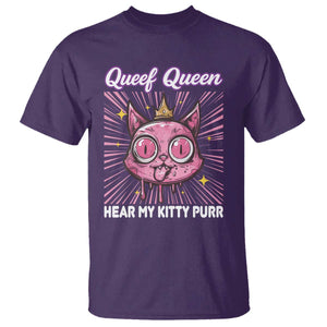 Queef Queen Cat Meme T Shirt Funny Inappropriate Adult Humor TS14 Purple Print Your Wear