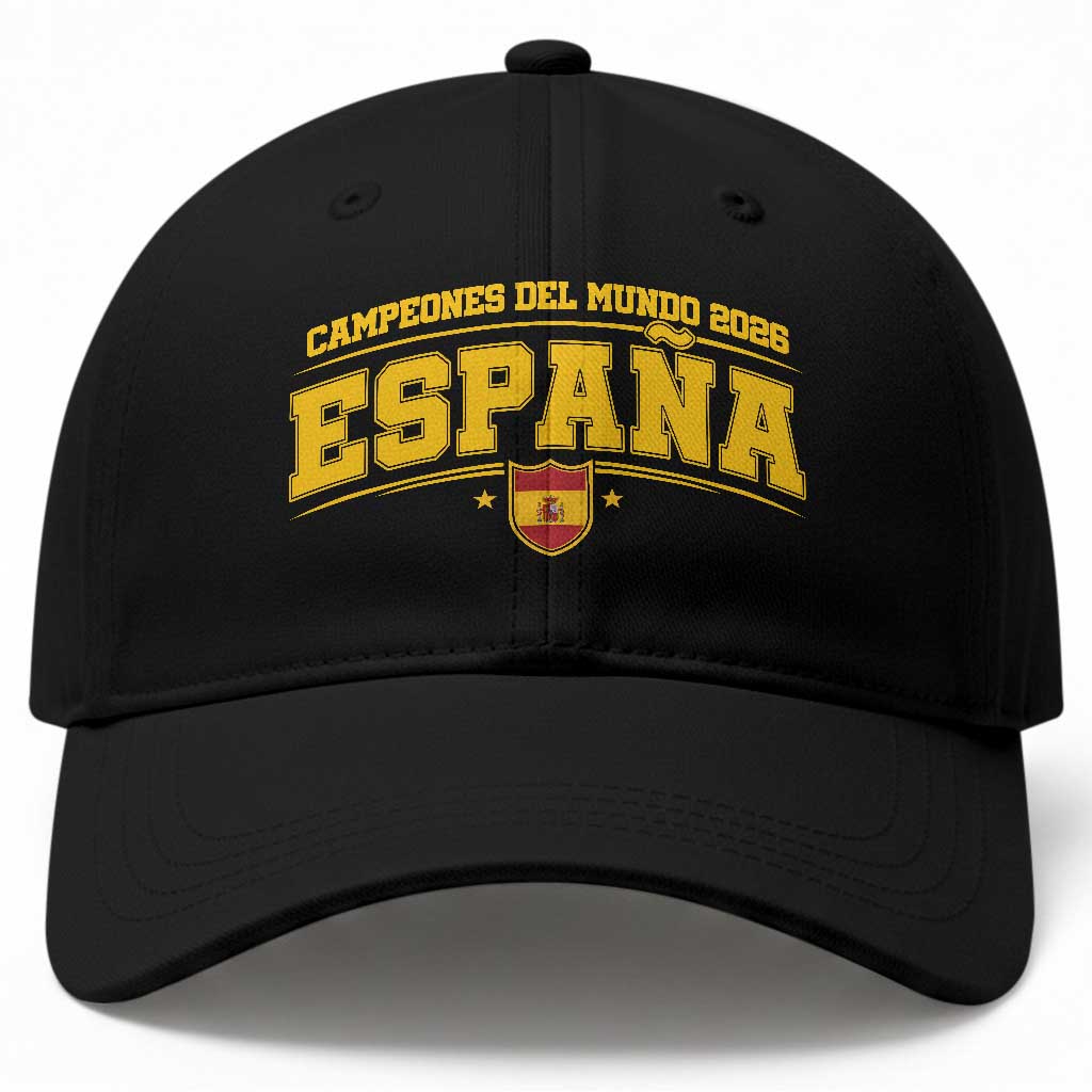 Spain Champions 2026 Baseball Cap Espana Soccer Football Fan Spanish Flag TS14 Print Your Wear