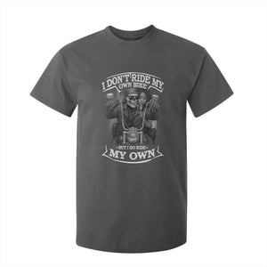 African American Motorcycle T Shirt For Kid Skeleton Biker TS14 Dark Heather Print Your Wear