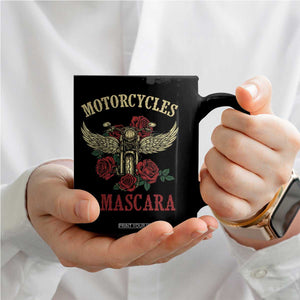 Motorcycle Women Biker Coffee Mug Motorcycles And Mascara Roses TS14 Print Your Wear