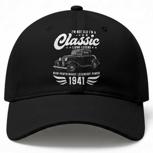 85th Birthday Classic Car For Legends Born In 1941 Baseball Cap Vintage Classic Hot Rod Coupe