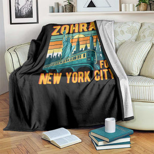 Zohran Mamdani NYC Mayor Throw Blanket TS14 Print Your Wear