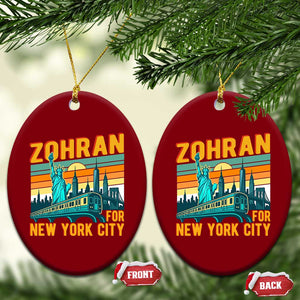 Zohran Mamdani NYC Mayor Ceramic Ornament TS14 Print Your Wear