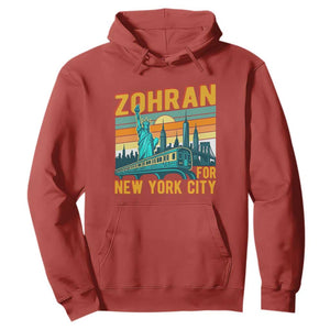 Zohran Mamdani NYC Mayor Hoodie TS14 Red Print Your Wear