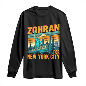 Zohran Mamdani NYC Mayor Long Sleeve Shirt TS14 Black Print Your Wear