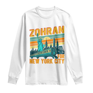 Zohran Mamdani NYC Mayor Long Sleeve Shirt TS14 White Print Your Wear