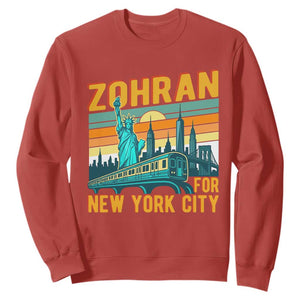 Zohran Mamdani NYC Mayor Sweatshirt TS14 Red Print Your Wear