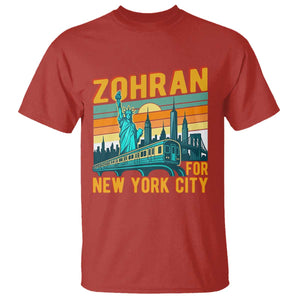Zohran Mamdani NYC Mayor T Shirt TS14 Red Print Your Wear