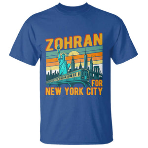 Zohran Mamdani NYC Mayor T Shirt TS14 Royal Blue Print Your Wear