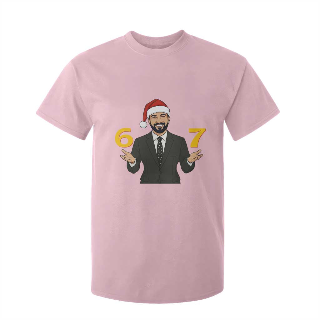 67 Six Seven Zohran Mamdani Christmas T Shirt For Kid TS14 Light Pink Print Your Wear
