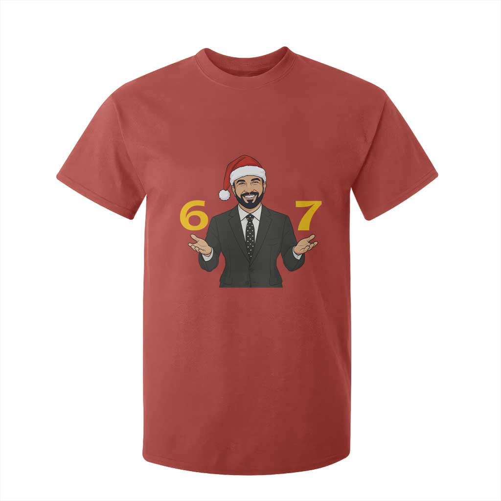 67 Six Seven Zohran Mamdani Christmas T Shirt For Kid TS14 Red Print Your Wear