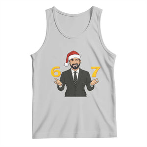 67 Six Seven Zohran Mamdani Christmas Tank Top TS14 Ash Print Your Wear