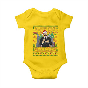 67 Six Seven Zohran Mamdani Christmas Baby Onesie Progressive Democrats TS14 Daisy Print Your Wear