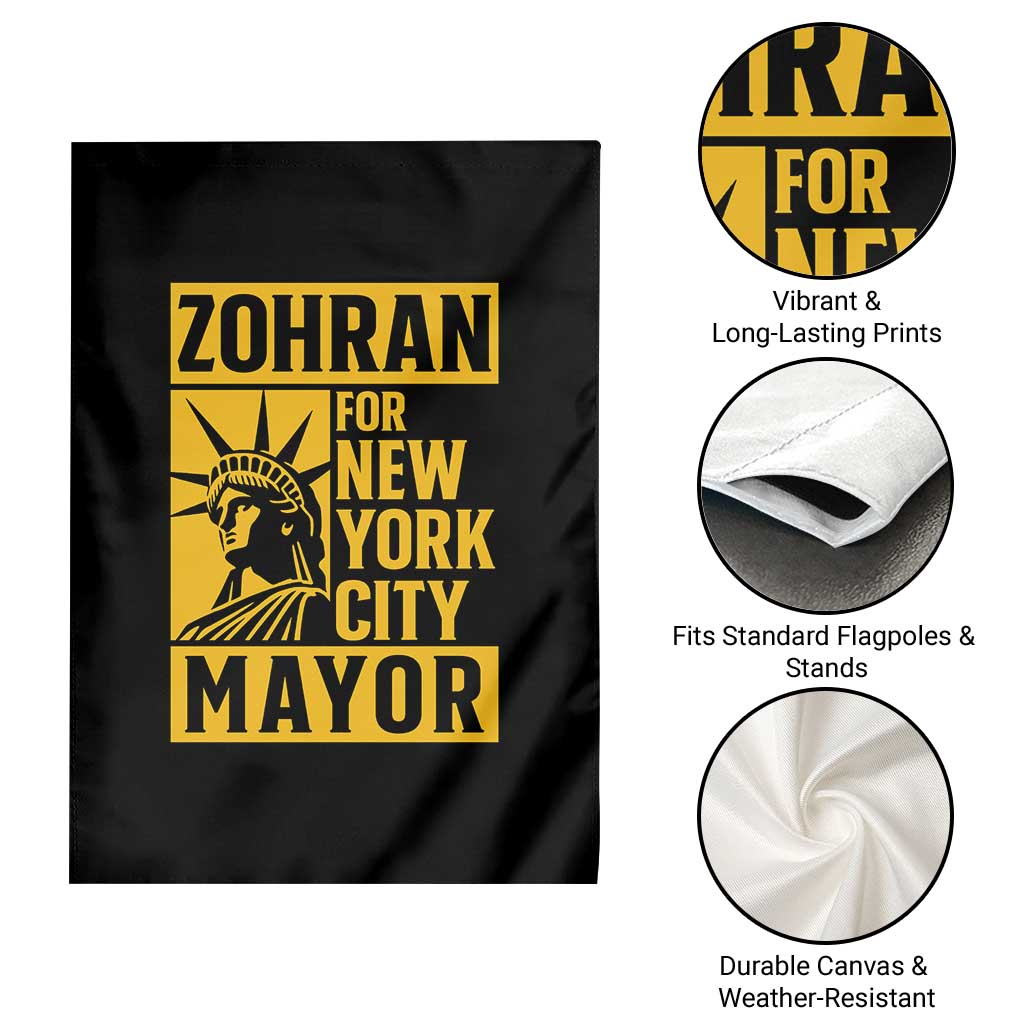 Zohran Mamdani NYC Mayor Garden Flag Funny Cool Trendy Progressive TS14 Print Your Wear