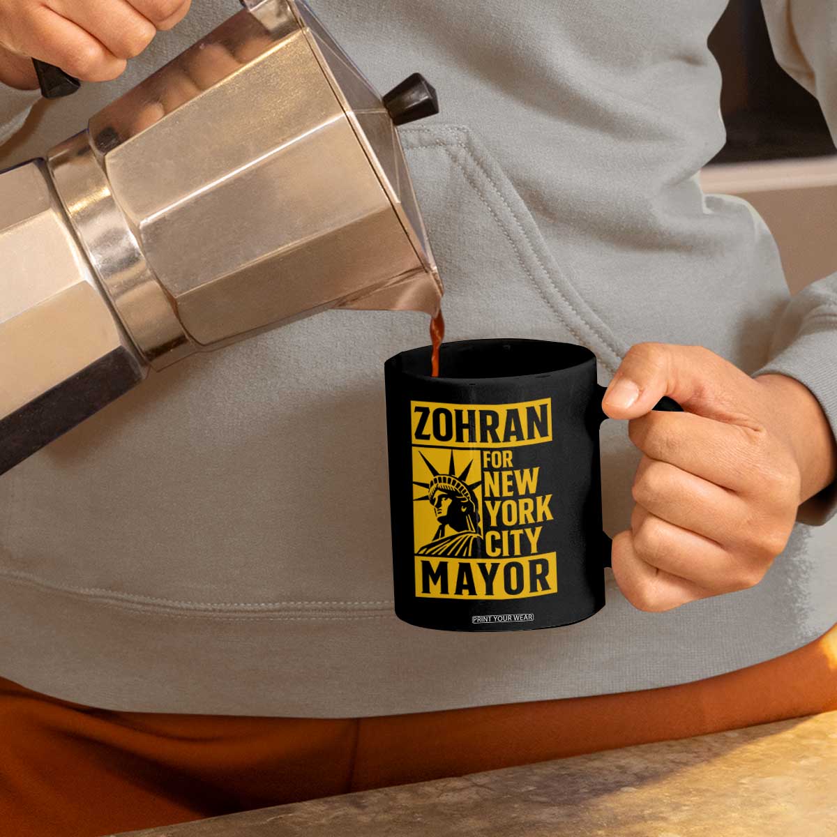 Zohran Mamdani NYC Mayor Coffee Mug Funny Cool Trendy Progressive TS14 Print Your Wear