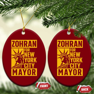Zohran Mamdani NYC Mayor Ceramic Ornament Funny Cool Trendy Progressive TS14 Print Your Wear