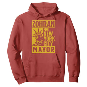Zohran Mamdani NYC Mayor Hoodie Funny Cool Trendy Progressive TS14 Red Print Your Wear