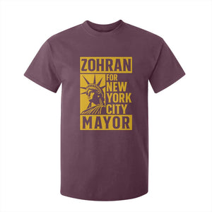 Zohran Mamdani NYC Mayor T Shirt For Kid Funny Cool Trendy Progressive TS14 Maroon Print Your Wear