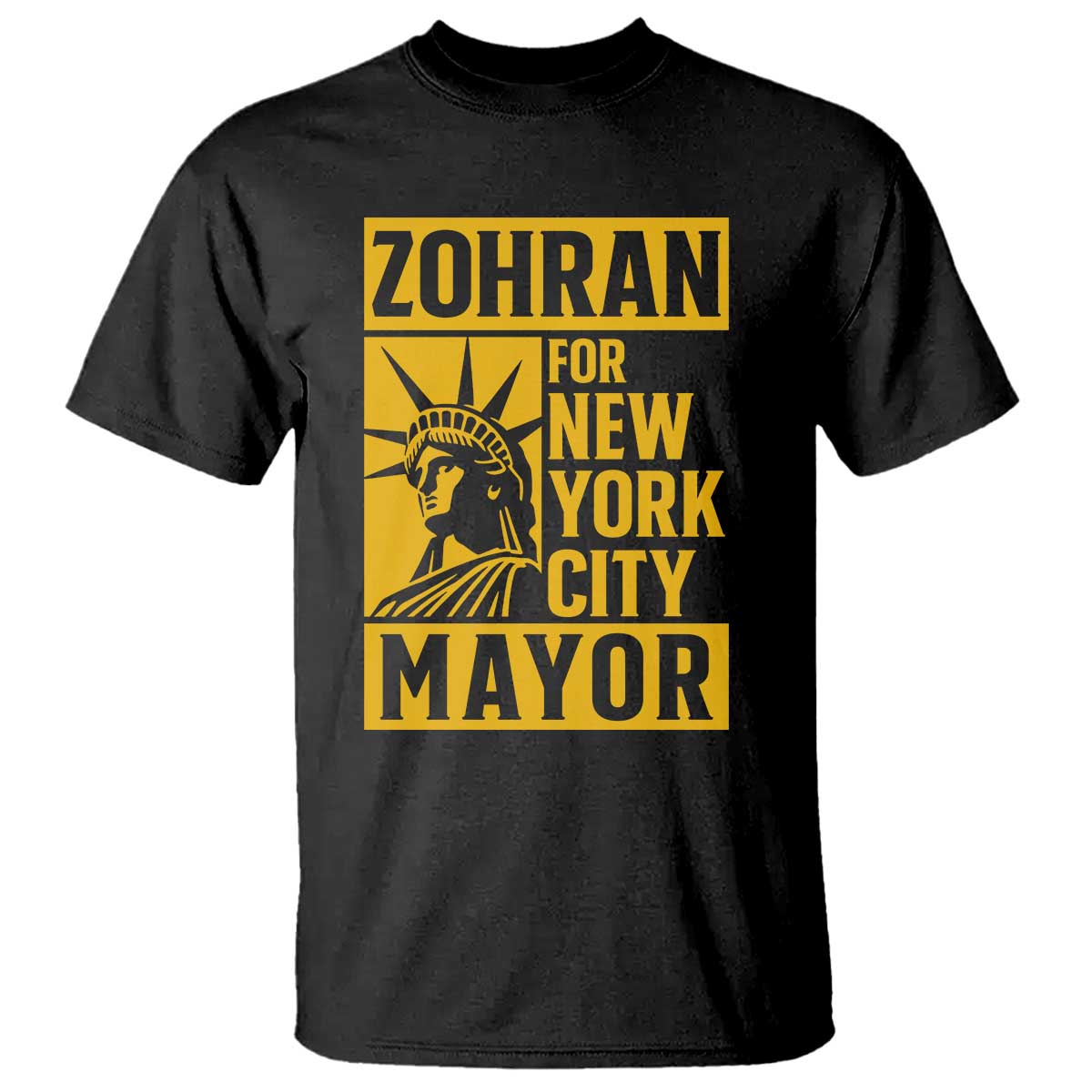 Zohran Mamdani NYC Mayor T Shirt Funny Cool Trendy Progressive TS14 Black Print Your Wear
