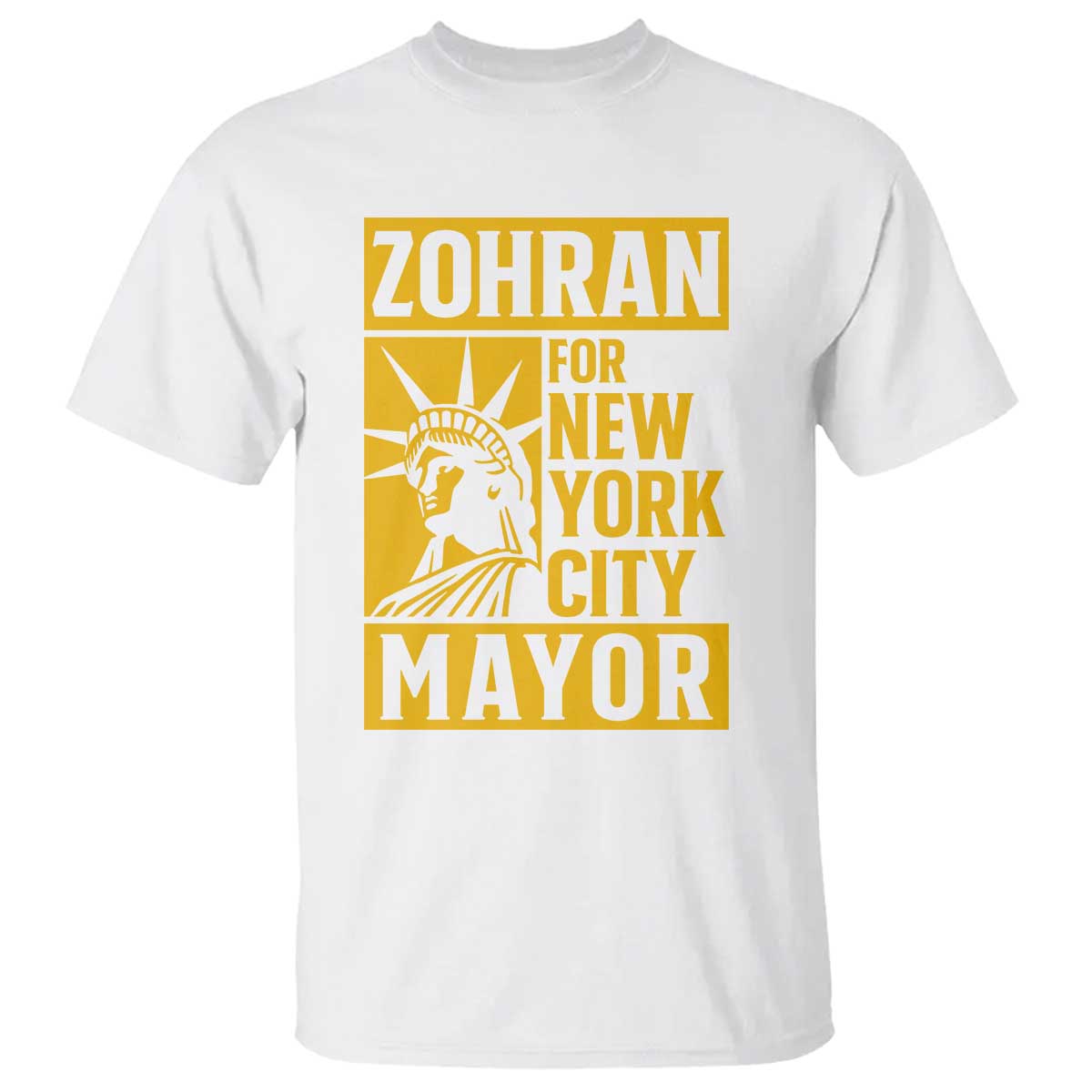 Zohran Mamdani NYC Mayor T Shirt Funny Cool Trendy Progressive TS14 White Print Your Wear