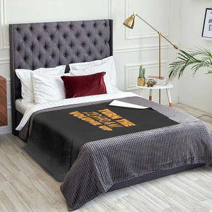 Turn The Volume Up Throw Blanket Zohran Mamdani TS14 Print Your Wear