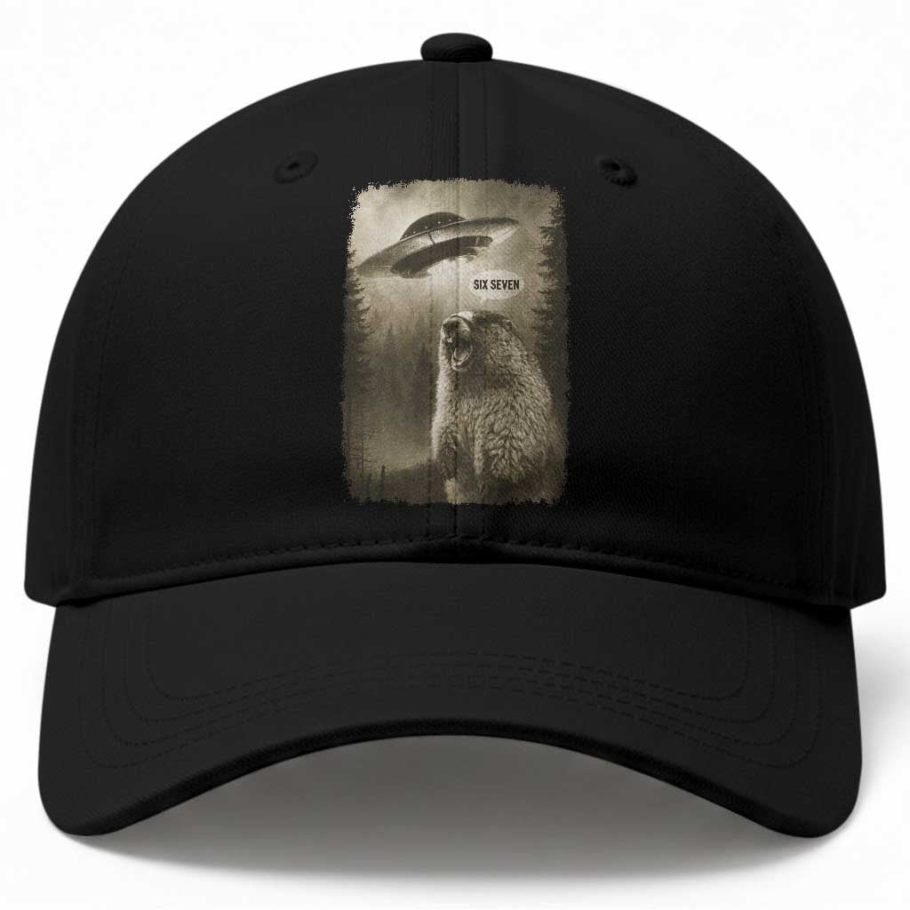 Funny Six Seven Baseball Cap Screaming Groundhog UFO Meme TS14 Print Your Wear