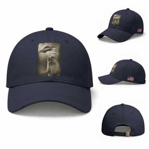 Funny Six Seven Baseball Cap Screaming Groundhog UFO Meme TS14 Baseball Cap Universal Fit Navy Print Your Wear
