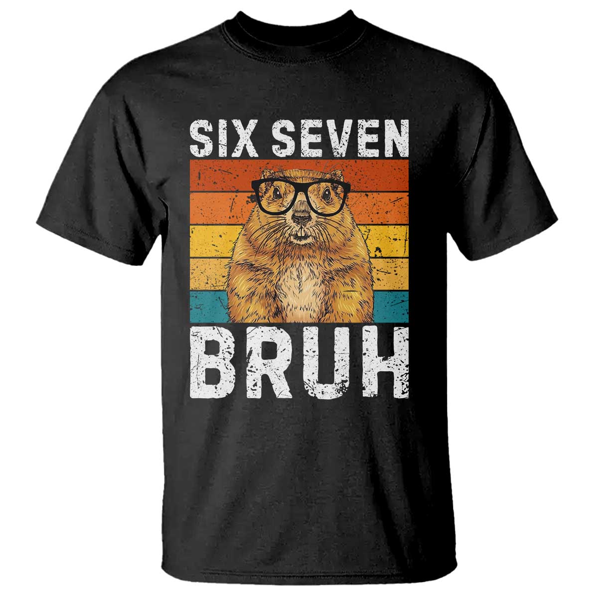 67 Groundhog Meme T Shirt Funny Six Seven Bruh Groundhog Day TS14 Black Print Your Wear