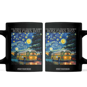 Rosa Parks Coffee Mug Starry Night Van Gogh Black History African TS14 Black Print Your Wear