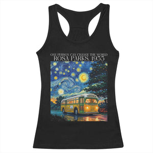 Rosa Parks Racerback Tank Top Starry Night Van Gogh Black History African TS14 Black Print Your Wear