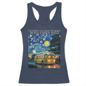 Rosa Parks Racerback Tank Top Starry Night Van Gogh Black History African TS14 Navy Print Your Wear