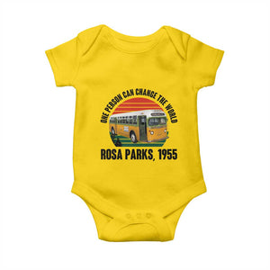 Rosa Parks Baby Onesie One Person Can Change The World TS14 Daisy Print Your Wear